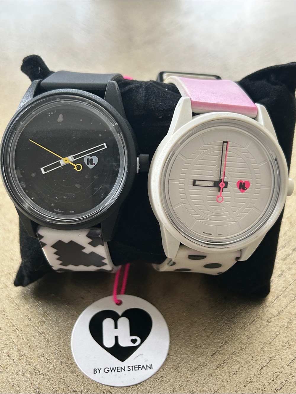 Harajuku solar watches by Gwen stefani..no battery needed ..